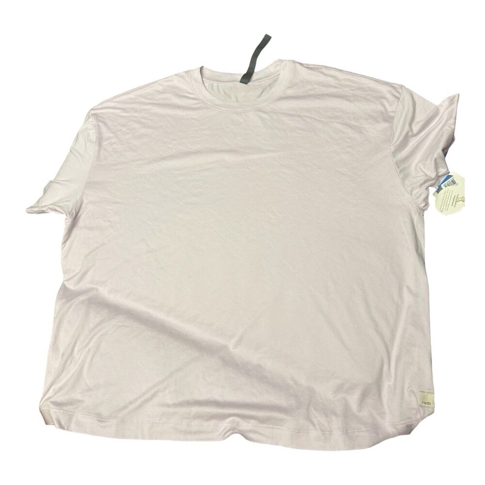 Vuori Women’s Energy Tee Long Lilac Breeze Heather Light Purple Size Large New